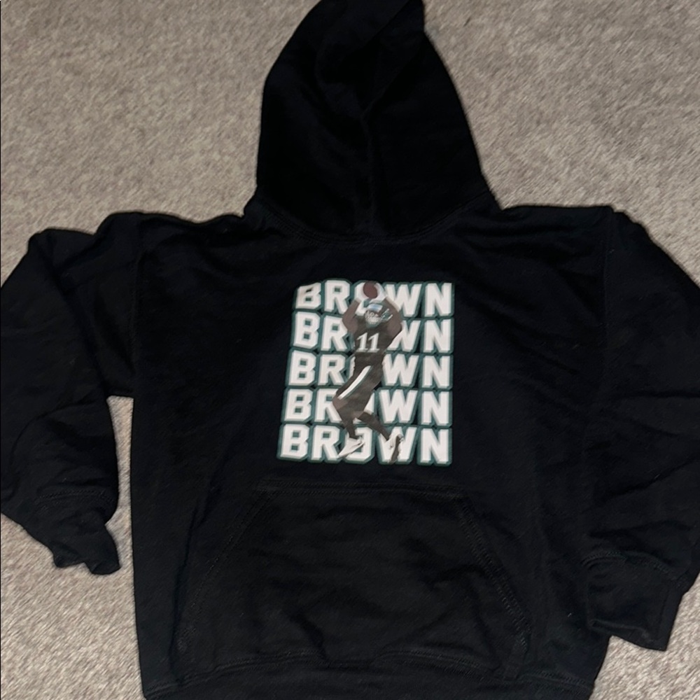 Eagles AJ Brown sweatshirt 11 unisex children's small 5/6 Etsy buy Philadelphia